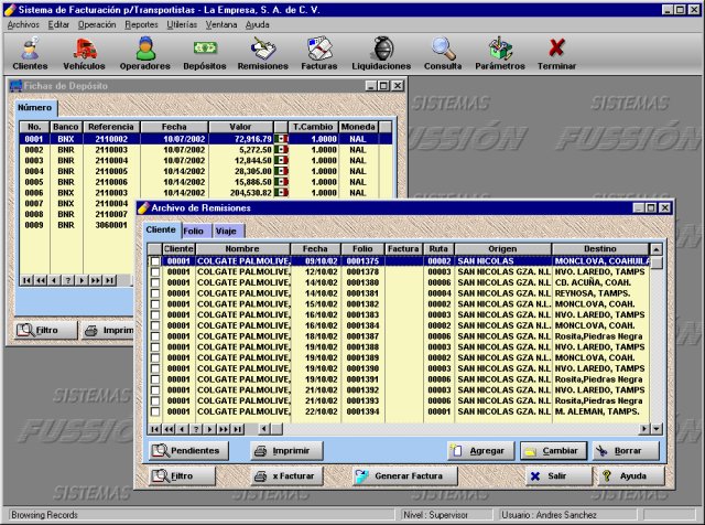 Depósitos y Remisiones