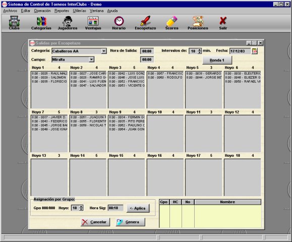 Sistema de Control de Torneos